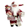 Santa's Workshop 15" Candy Cane Claus Santa, RED