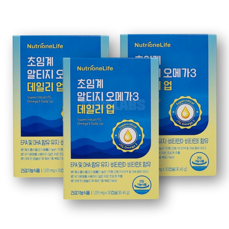 Nutrione Supercritical Altige Omega 3 Daily Up 3 Boxes /