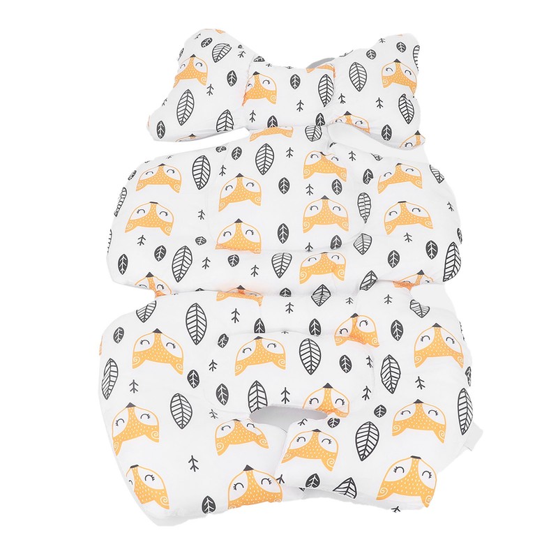 Baby Carriage Cushion Body Support Special Shaped Reduce Fatigue Washable