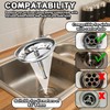 YEWCEP Sink Plug, Height-Adjustable Drain Strainer, Plug for Sink, Stainless