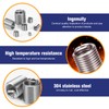 Bczhieulw 60 pieces self-tapping thread insert set for repairing the