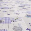 ANRO Tablecloth Oilcloth Tablecloth Oilcloth Tablecloth Easy Care Washable Lavender