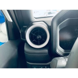 Beautost Fit for Toyota New Land Cruiser LC250 2024 2025 Interior Front Side Air Condition Vent Outlet Cover Trims (Matte Silver)