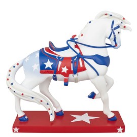 The Trail of Painted Ponies Star Spangled Rodeo Patriotic Horse Figurine 4046344