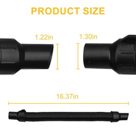 seork N445803 Vacuum Hose Assembly Fits for Dewalt 20V MAX Hand Vacuum DCV517B Type 1, DCV517M1 Type 1, DC515, DC515K