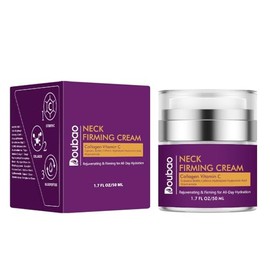 Neck Firming Cream with Retinol, Collagen & Hyaluronic Acid – Anti-Aging Moisturizer for Neck, Décolleté & Face – 1.76 Fl Oz