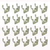 Azar 700017 Metal Prong Hook, 20-Piece Set
