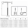 Telescopic Gauge Set 8-150 mm Adjustable Inner Diameter Telescopic Gauge