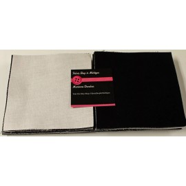MDG charm pack Black and White Solids  MDG 48 - 5" squares
