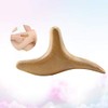 HEALIFTY Scratching Massage Trident Shaped Guasha Board Natural Wood Scraping