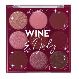 ColourPop Wine & Only Eyeshadow Palette - Deep Red & Burgundy Eye Makeup Palette with Matte, Metallic and Matte Sparkle Finishes - High-Pigment Eye Makeup with a Long-Wearing Formula (0.3 oz)