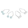 2 Pairs Dimple Trainer Stainless Steel Easy to Wear Develop
