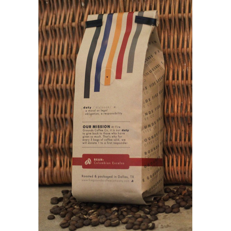 Fire Grounds Coffee Company Rescue Roast (1lb) Light Roast Whole