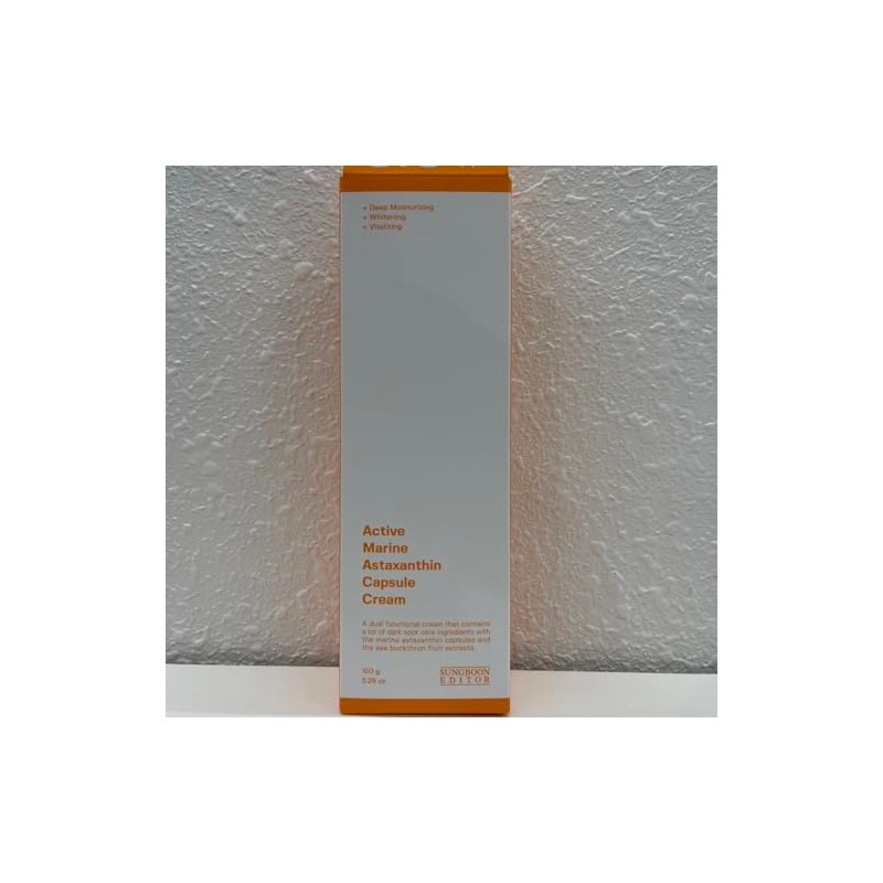 Sungboon Editor Crema Cápsulas Astaxantina Marina Activa Facial Iluminadora Hidratación