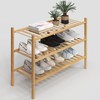 Z&L HOUSE 3-Tier Shoe Rack for Closet, Stackable Shoes Rack