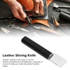 Leather Skiving Knife Tight Connection DIY Handicraft Ergonomic Ebony Leather