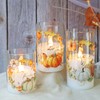 GORGE MOMENT Flameless Candles for Fall, LED set of 3