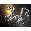 Deatjame A Pair Intertwined Hearts Light/Lamp Pulls Ceiling Fan Pull