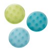 InterDesign Glee Bath Dots, Rain, Set of 6