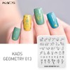 KADS 5pcs Nail Stamp Plates set Nails Art Stamping Plate