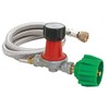 Bayou Classic Grill Connector Hose - Adjustable 0-30 PSI Regulator,