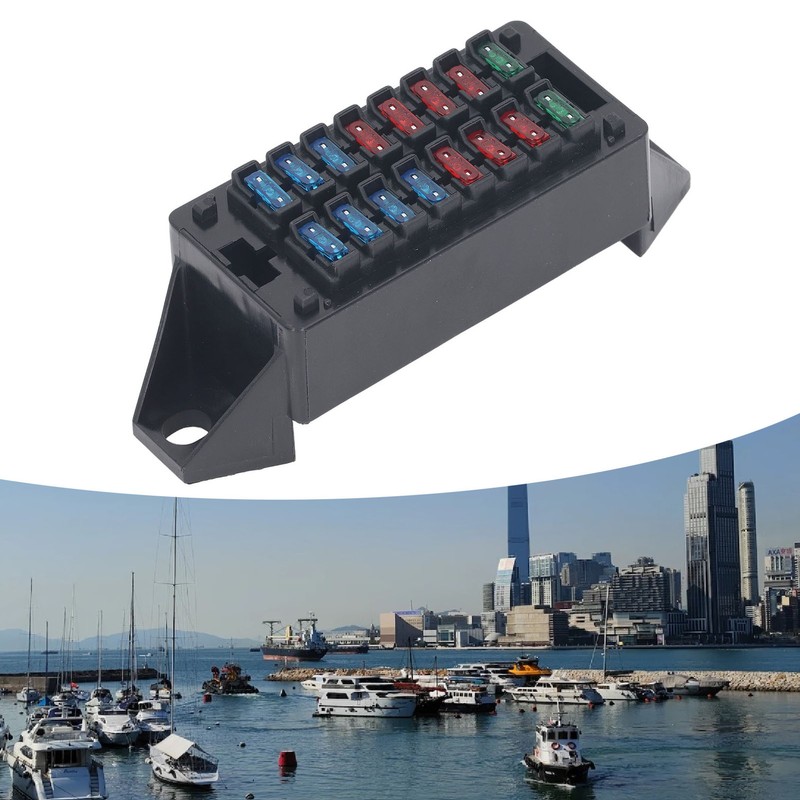 16 Way Automotive Fuse Box Mini High Temperature Resistant 16PCS