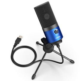 Fifine USB Recording Microphone for YouTube Video Voice Over Vocals, Plug & Play with PC Mac Computer, for Home Office Studio, Gain Control - K669L