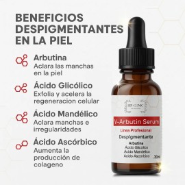 V-arbutin Serum Despigmentante Manchas Ac Glicolico Arbutina Todo Tipo De Piel Noche
