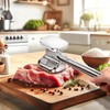 Amazing Abby 2-Pack Aluminum Meat Tenderizer, Dual-Sided Meat Pounder and
