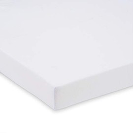 FabiMax 2693 Jersey Fitted Sheet for Playpen, 100 x 100 cm, White
