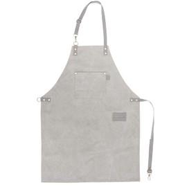 Tobyan No-Tie Canvas Apron Heavy-Duty 16OZ Work Apron with Front Pocket Extra Long Straps Adjustable M–XXL