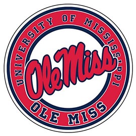 Craftique Mississippi Decal (UNIV of MISS OLE MISS DEC (4"), 4 in)