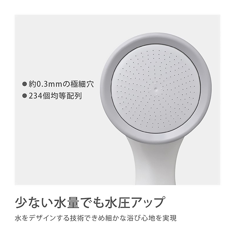 Takagi JSA022 Shower Head, WT, Water Saving, No Tools Required,