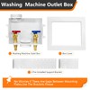 HeSun Washing Machine Outlet Box,Pex A Expansion Washer Box with