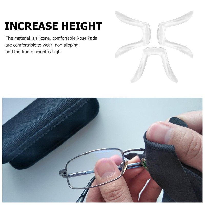 Baluue Puente De Almohadillas Para La Nariz Para Gafas En