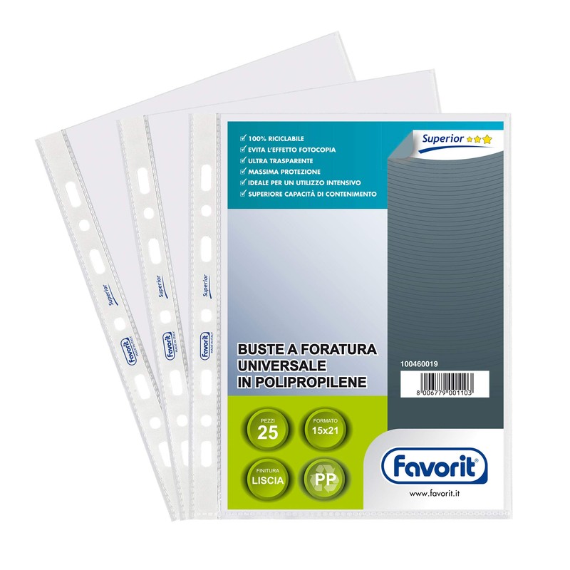 Favorit 100460019 Document Protectors