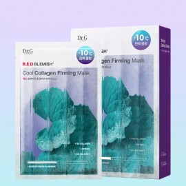 Dr. Jihye 닥터지 레드 블레미쉬 쿨 콜라겐 탄력 마스크 30gx10매 Dr. Jart+ Red Blemish Cool Collagen Elastic Mask 30gx10 sheets [Cool Collagen Elastic Mask 30g 10 sheets]