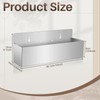 Tanlade 2 Pieces 15 Inch Single Speed Rail Stainless Steel