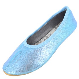 Beck, Girls' Basic 071 Gymnastics Shoes, blue