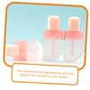 Housoutil 10pcs Bulk Lip Gloss Bottles Abs Material Shaped Lip