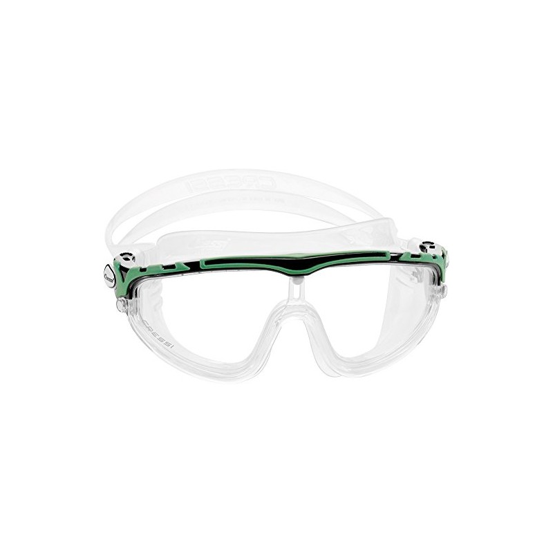 Cressi- SKYLIGHT-BRILLE SIL, KLAR/RAHMEN SCHWARZ-LIME