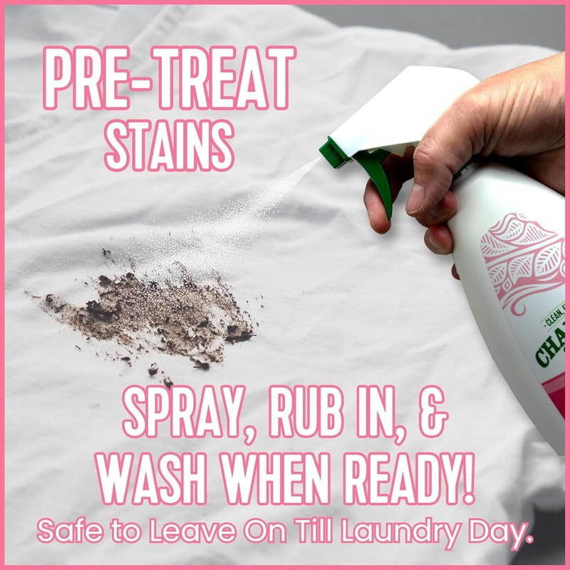 Charlie’s Soap Laundry Pre-Spray Baby Gentle 32 fl oz Natural