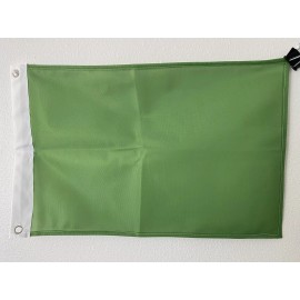 Unbranded 12x18 12"x18" Solid Neon Green 3 Grommets Flag Boat Car Garden 2