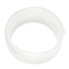 4mm ID x 6mm OD - 5m Length PVC Clear Hose Vinyl Tubing, Food Grade Plastic Flexible Tube Pipe for Transfer Water Oil air