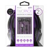 Sentry BLWHC103 Overhead & Buds 2PACK Wireless Black/Purple
