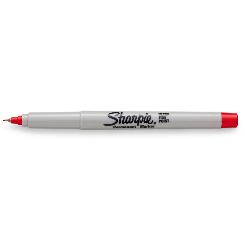 Sharpie Color Burst Permanent Markers, Ultra-Fine Point, Red