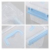 Ortodayes Stackable Storage Container with Lid, Plastic Storage Boxes Set