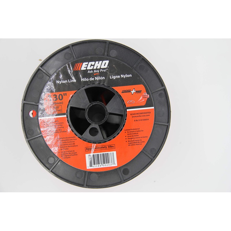 314130054 Echo - 3lb Spool Echo Cross-Fire Trimmer Line .130"