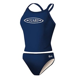 RISE Guard Poly Workout Tankini (medium, navy)