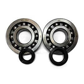 Crankshaft Bearing Set with SKF C4 Ball Bearings and Seal Rings Hi-Quality Metal Cage Peugeot Speedfight